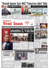 TEKİRDAĞ YENİ İNAN