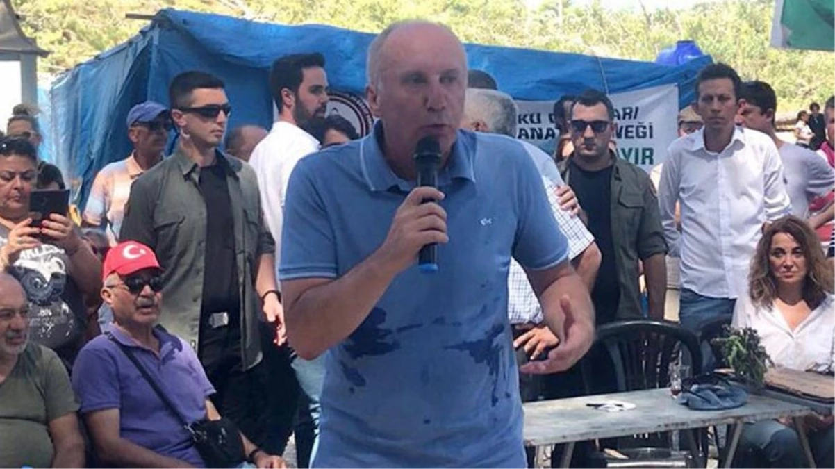 Akbelen’e giden Muharrem İnce’ye soğuk duş! Karşılaştığı tepki sonrası mikrofonu bırakıp alanı terk etti
