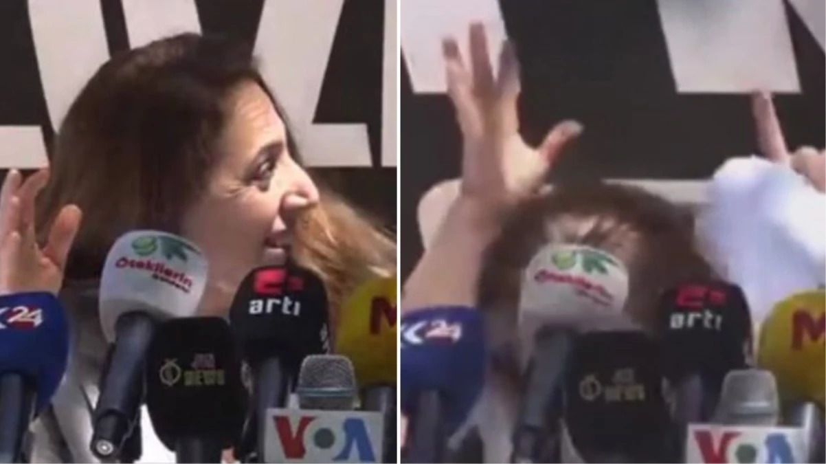 DBP Eş Genel Başkanı Saliha Aydeniz’in başına platform düştü