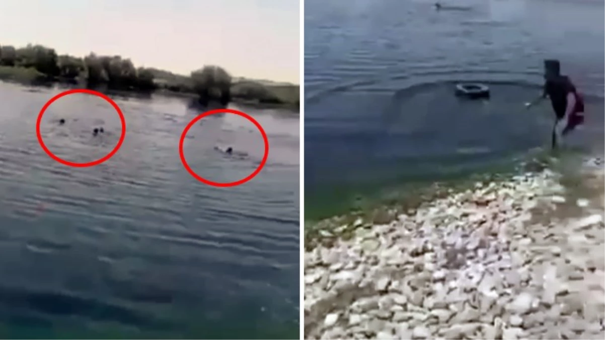 Fırat Nehri’nde can pazarı! 5 kişiden 2’si boğularak can verdi, o anlar kamerada
