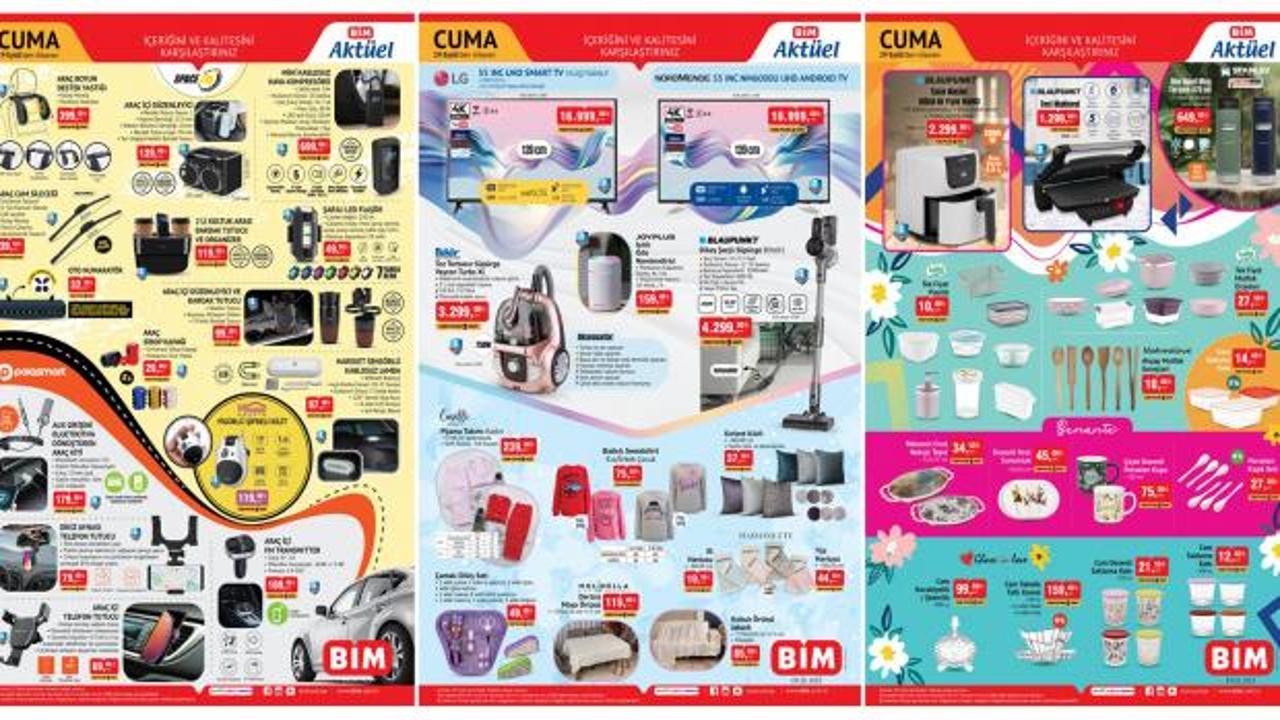 BİM AKTÜEL 29 EYLÜL 2023 KATALOĞU! Stanley termos, Braun kahve makinesi, Blaupunkt şarjlı süpürge