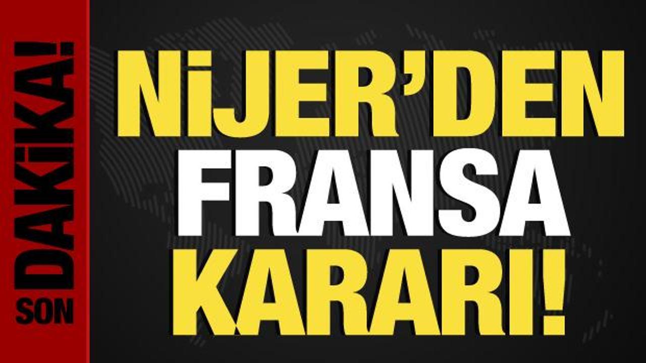 Nijer’den, Fransa kararı! Süresiz yasaklandı…