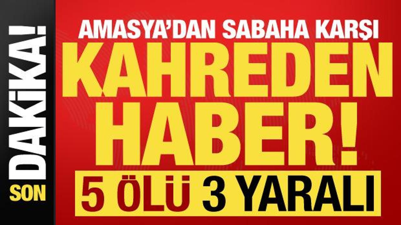 Son dakika… Amasya’dan kahreden haber! Yolcu otobüsü devrildi: 5 kişi öldü, 30 yaralı!