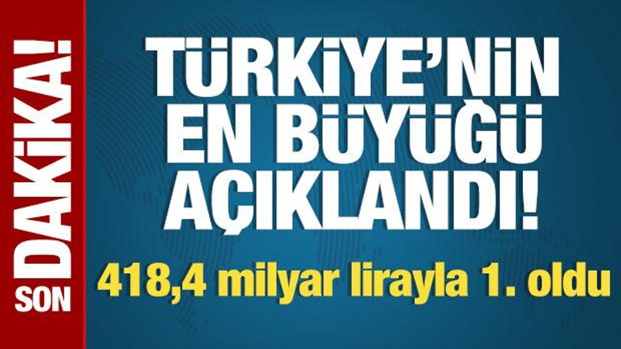 Türkiye’nin en büyüğü açıklandı: 418,4 milyar lirayla TÜPRAŞ oldu