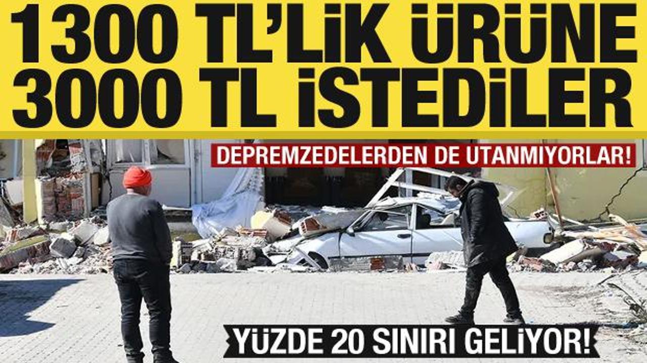 300 liralık ürüne 3 bin lira istediler! Bakanlık yüzde 20 sınırı koyacak