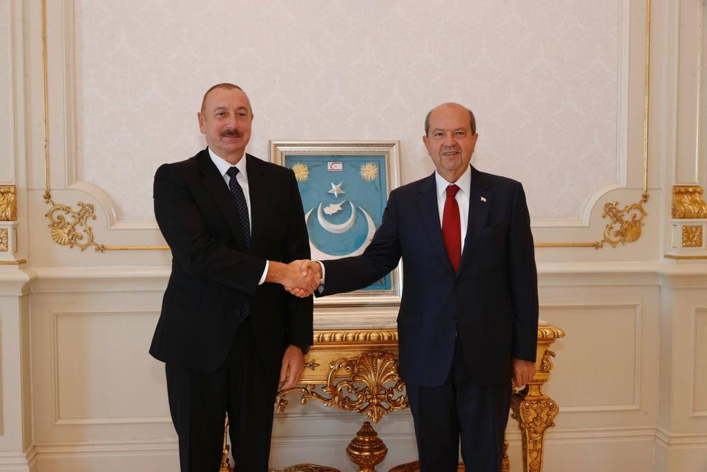 Aliyev'le Ersin Tatar, Bakü'de görüştü