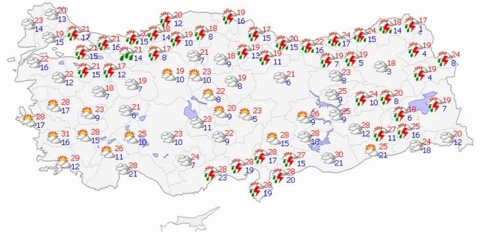 İstanbullular fırtınaya dikkat! Meteorolojiden 14 ile sarı kodu