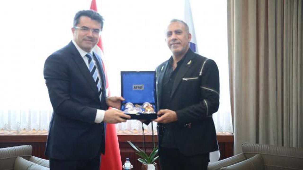 AFAD Başkanı Memiş, Haluk Levent ile görüştü