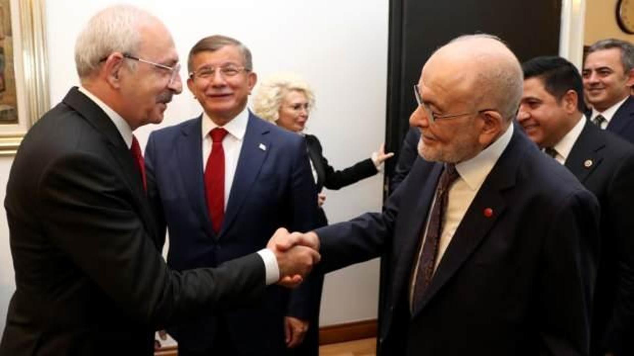 Ahmet Davutoğlu ve Temel Karamollaoğlu, Kılıçdaroğlu’nu ziyaret etti