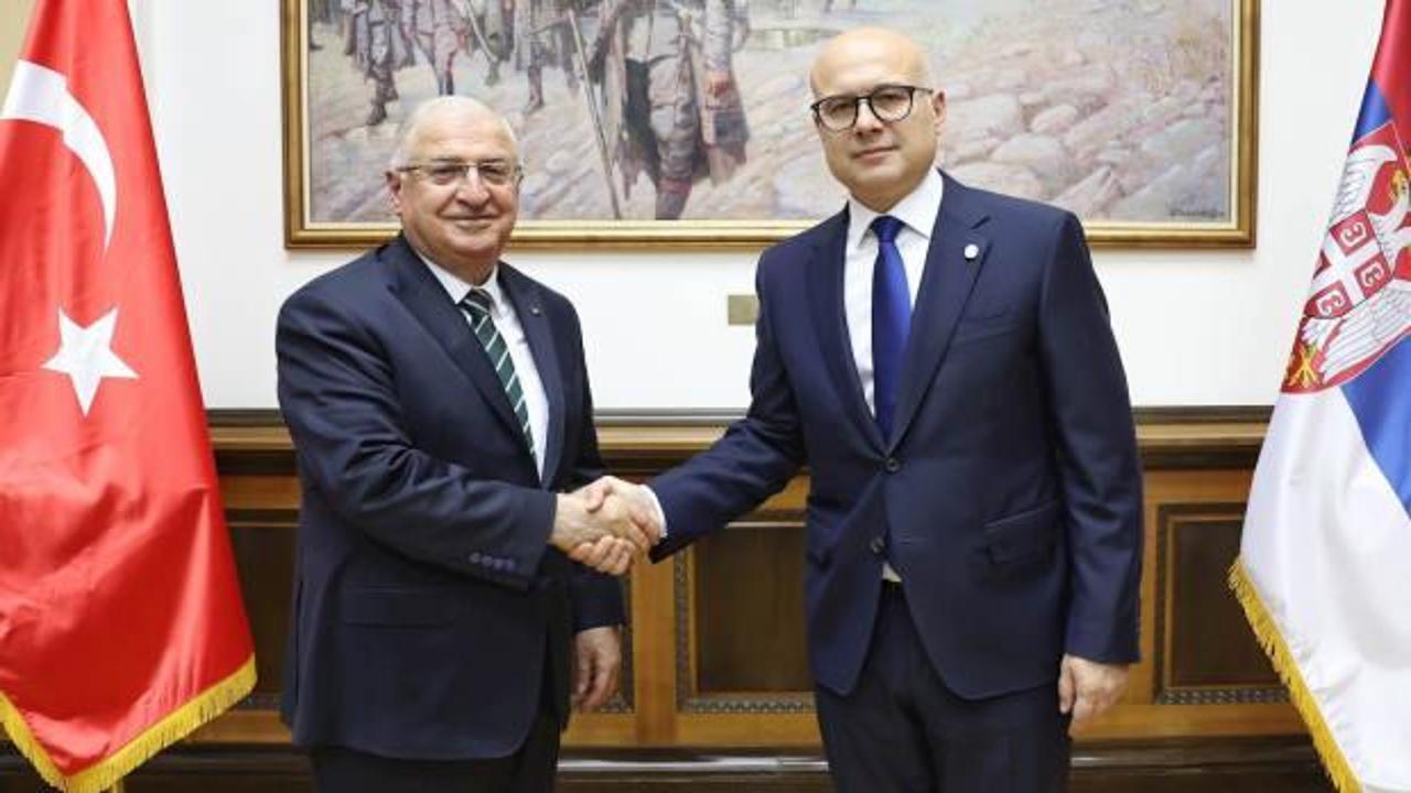 Bakan Güler, Sırbistanlı mevkidaşı ile görüştü