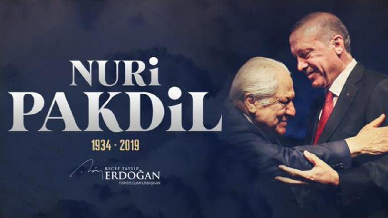 Cumhurbaşkanı Erdoğan Kudüs Şairi Nuri Pakdil’i ölümünün 4’üncü yılında unutmadı