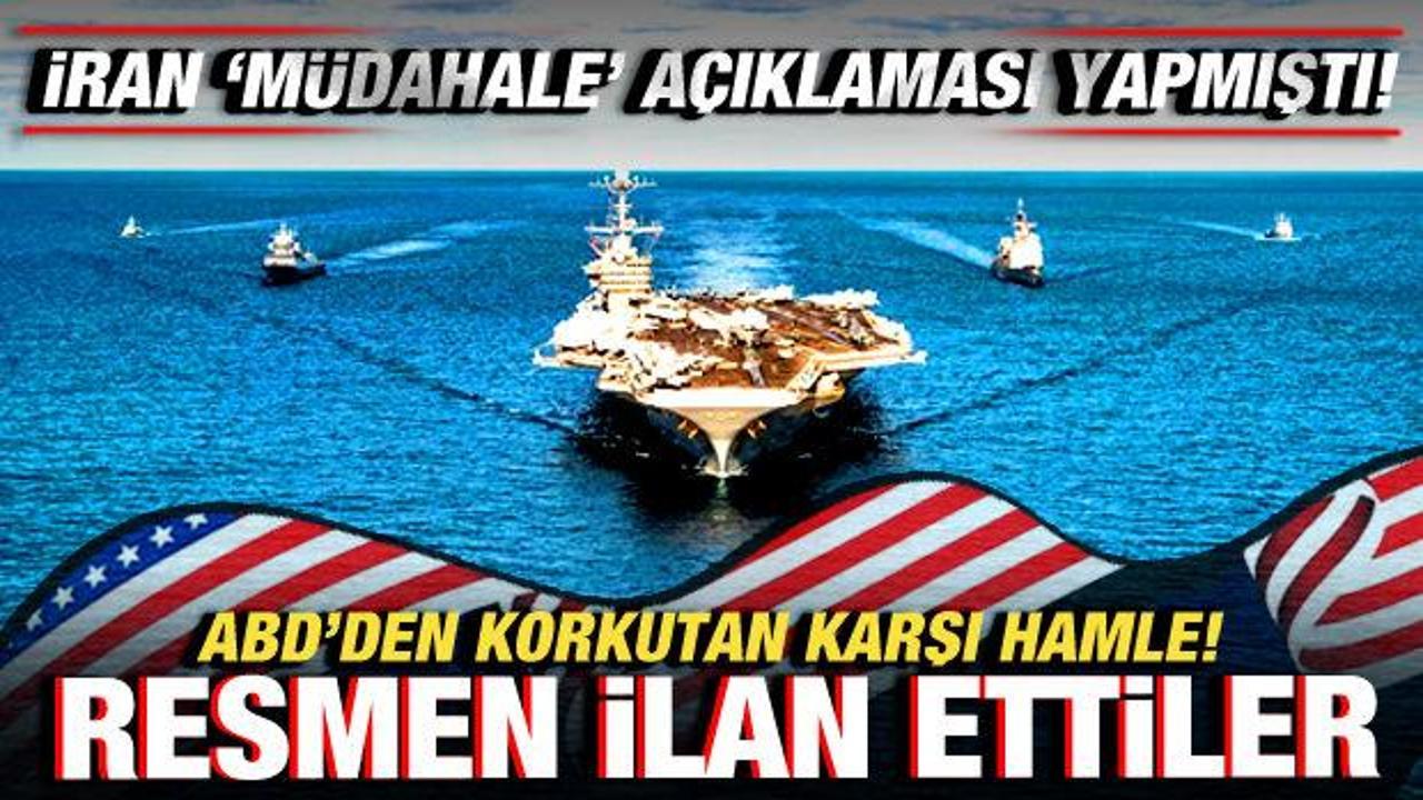 İran’ın, İsrail çıkışı sonrası ABD’den karşı hamle! Resmen ilan ettiler!
