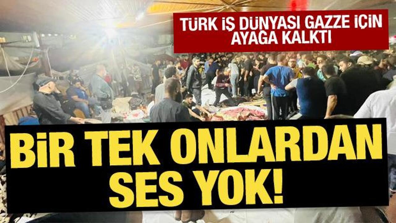 İş dünyayı Gazze için ayağa kalktı: TÜSİAD’dan ses yok