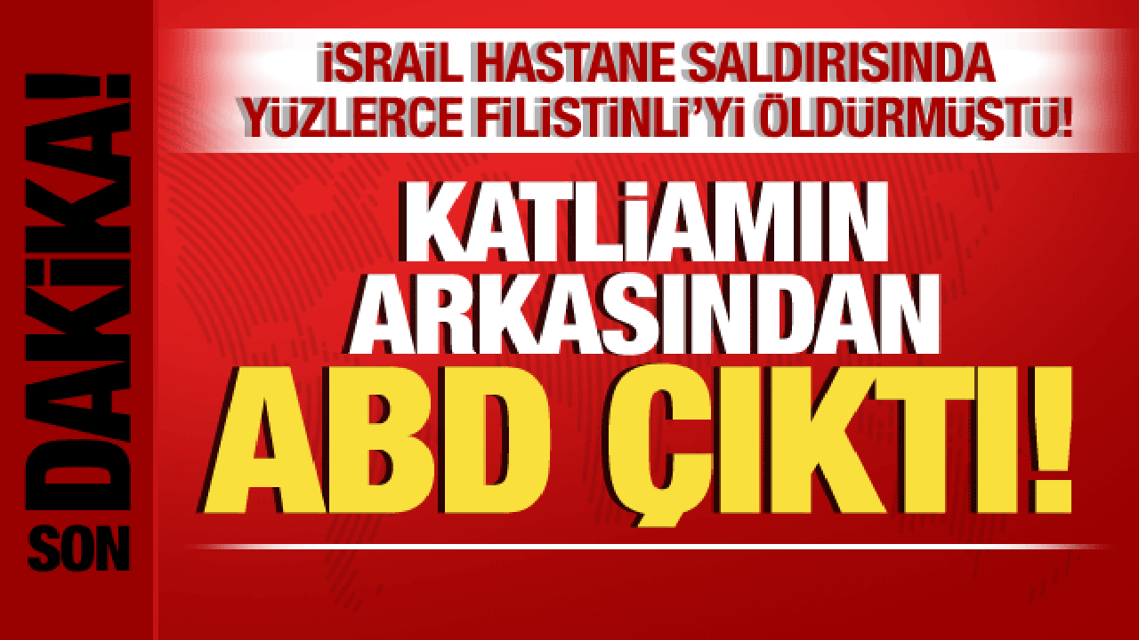 İsrail hastaneyi vurmuştu! Katliamın arkasından ABD çıktı! O füzeyle…