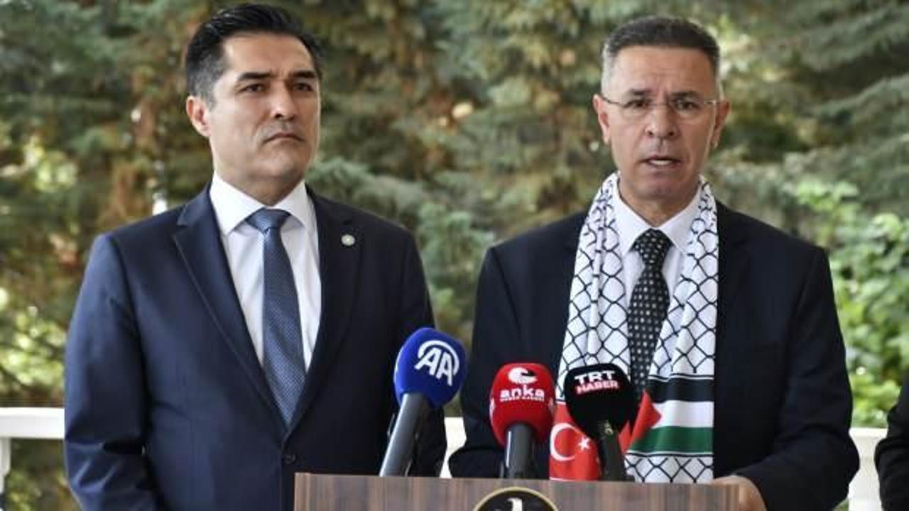 İYİ Parti’den Filistin Büyükelçiliği’ne destek ziyareti