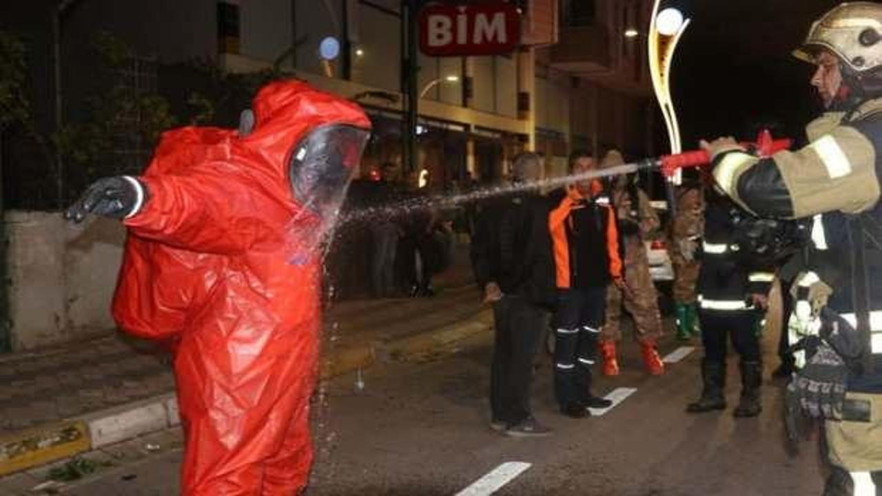 Kimyasal patlama sonrası 43 daire tahliye edildi!