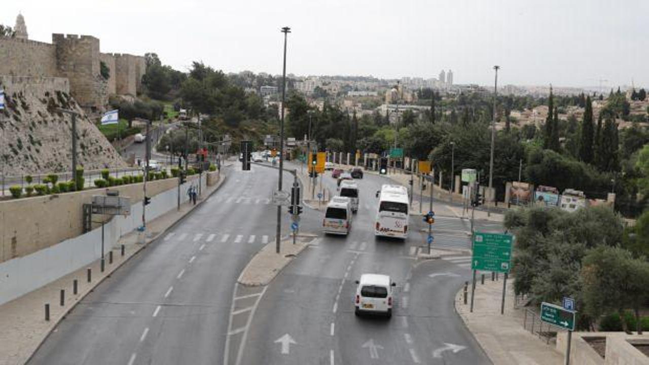 Kudüs sokaklarında sessizlik hakim