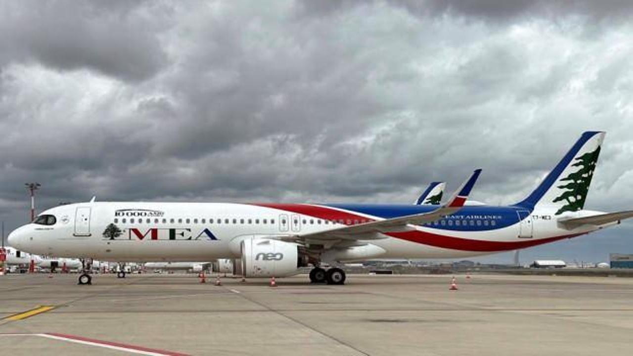 Lübnan’ın 5 uçağı Türkiye’ye geldi