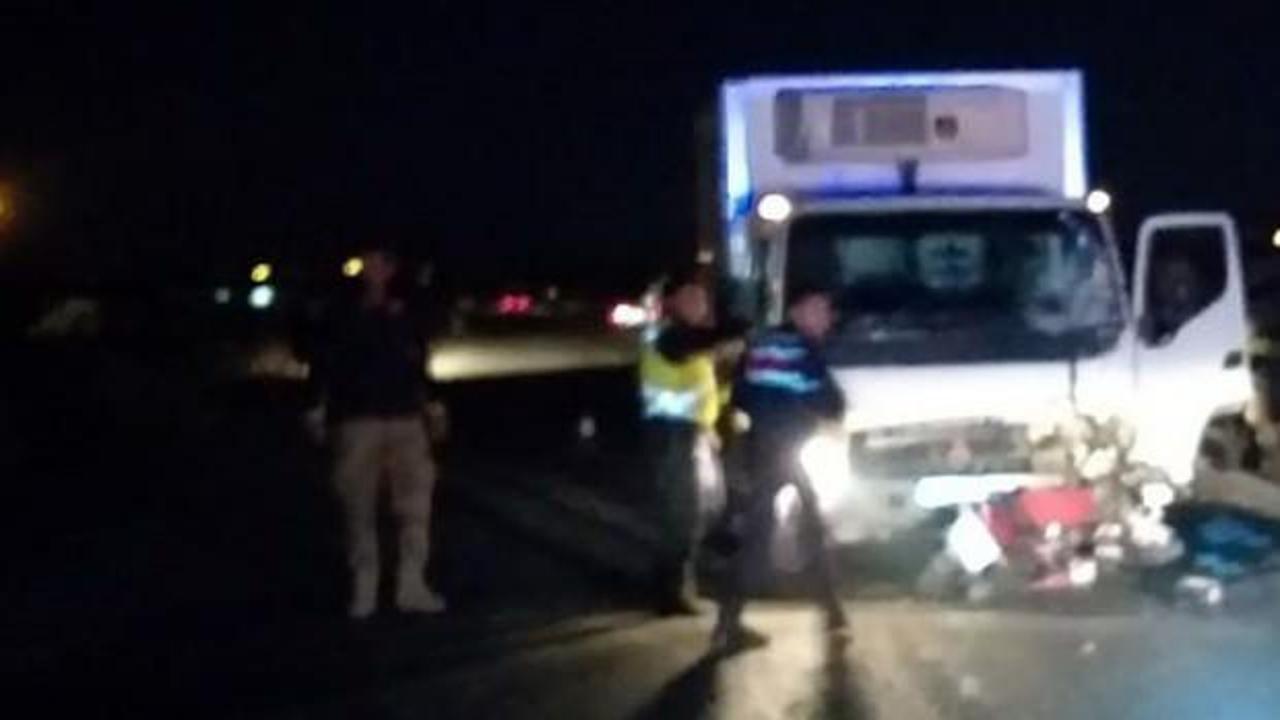 Malatya’da kamyonet ile motosiklet çarpıştı: 2 ölü