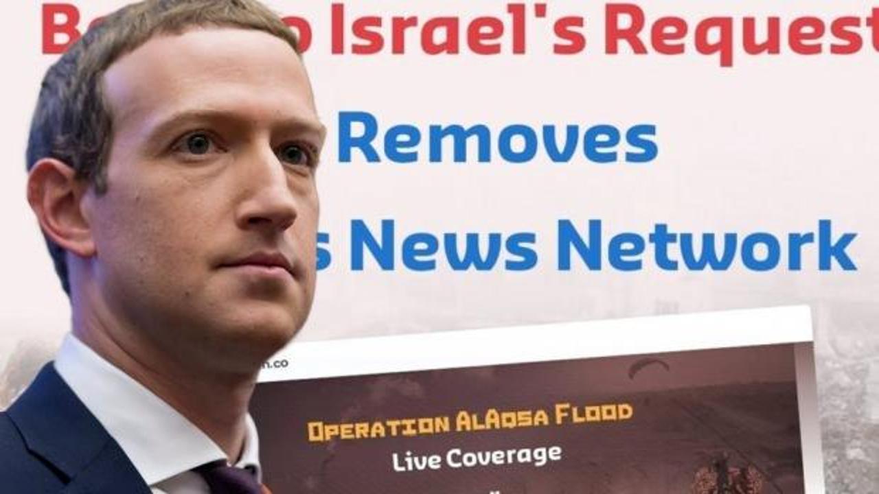 Meta’dan skandal: Filistin’in en büyük haber sayfasını kapattı!