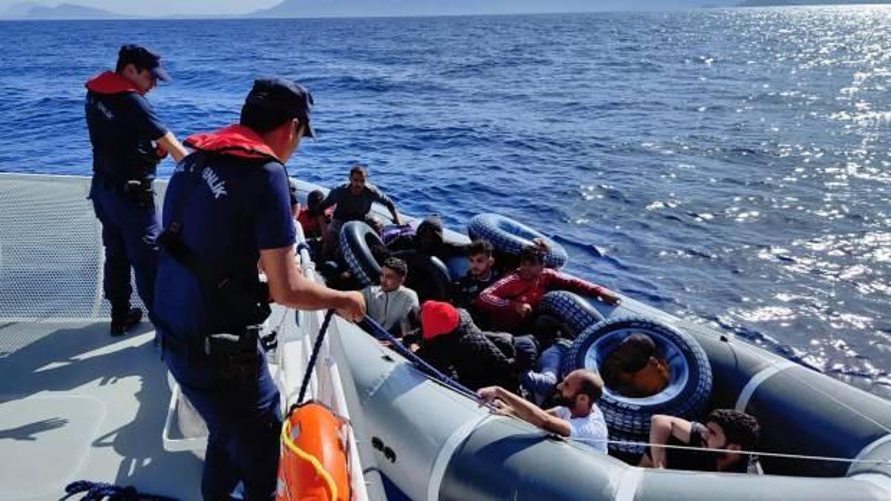 Muğla’da 70 düzensiz göçmen kurtarıldı