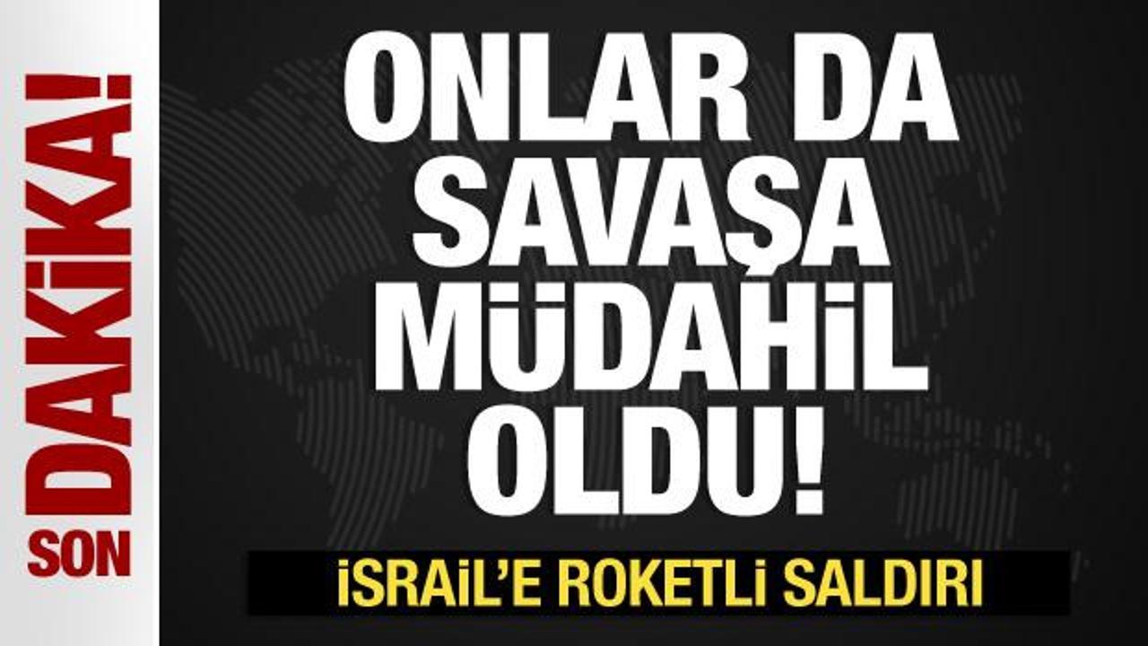 Onlar da savaşa müdahil oldu! İsrail’i vurdular…Karşı atak