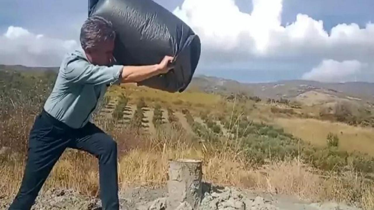 Su ararken buldular: Tekirdağ doğal gaz heyecanı (Poşete doldurup test ettiler)