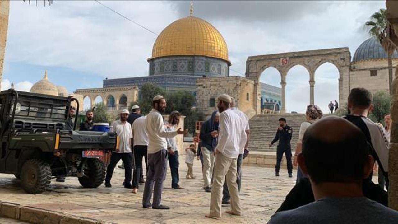 Sukot Bayramı’nda 2 bin 790 fanatik Yahudi Mescid-i Aksa’ya baskın düzenledi