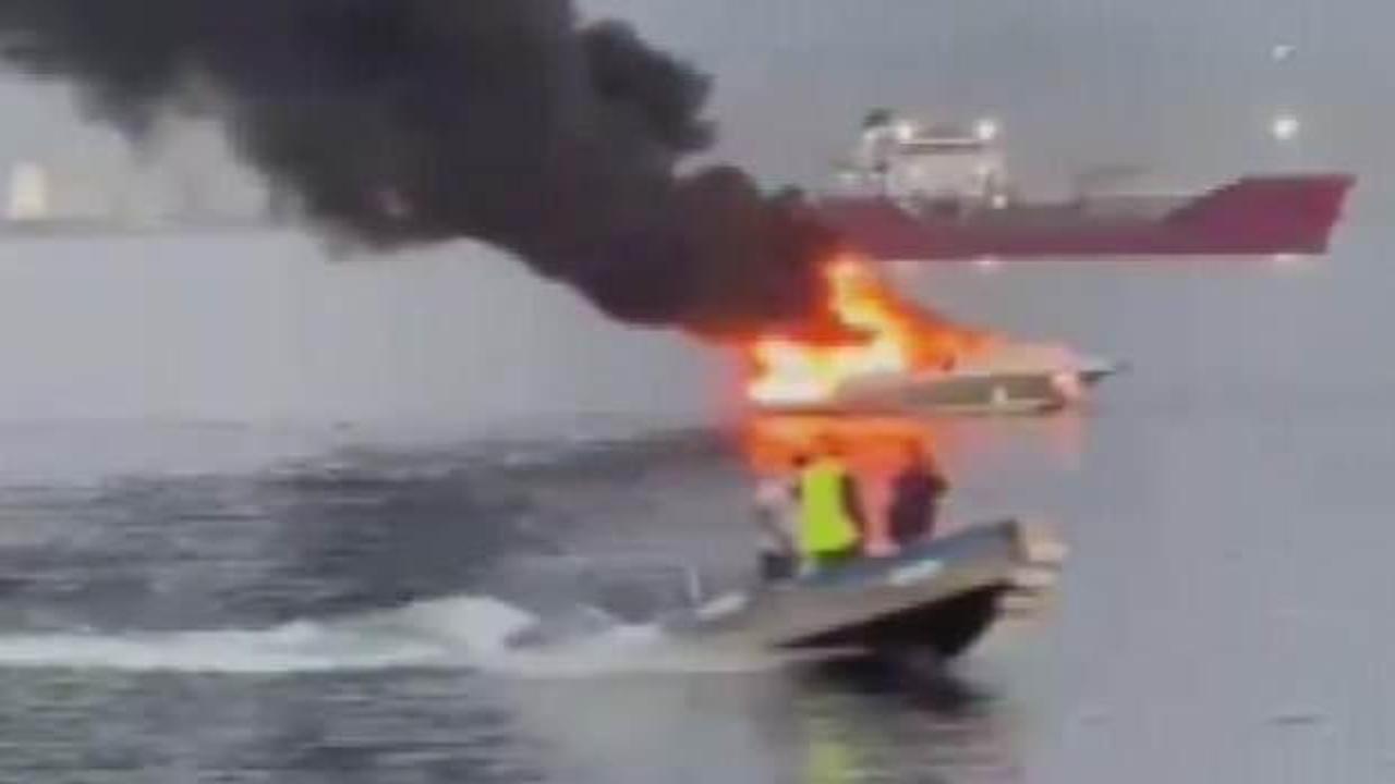 Yat alev alev yandı: 1’i ağır 4 kişi yaralandı