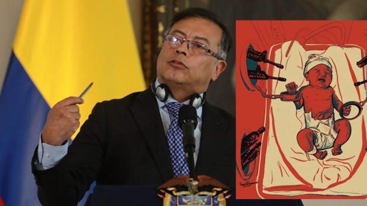 Kolombiya Cumhurbaşkanı Petro’dan Batı’ya: Demokrasi vaazı verenlerin yeni bir savaş suçu