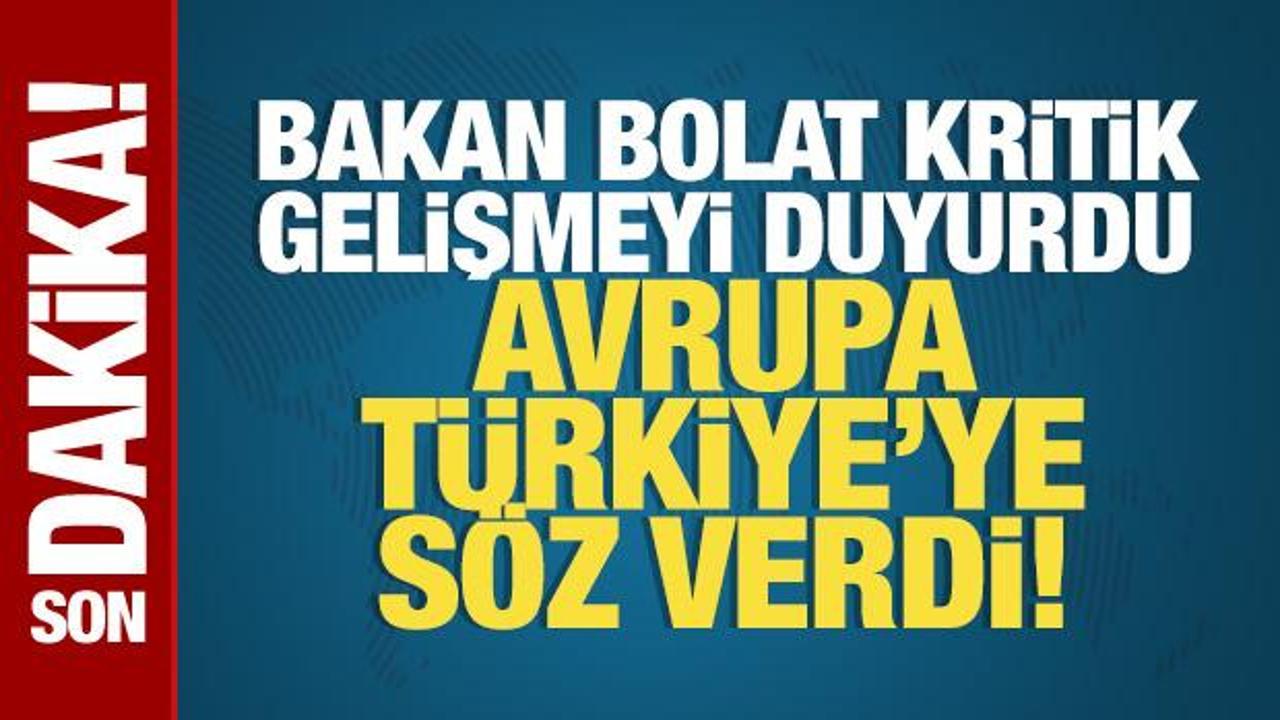 AB vize kolaylığı için Türkiye’ye söz verdi