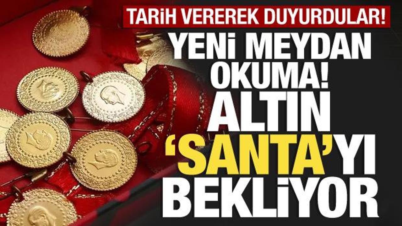 Altın yeniden meydan okuyor! ‘Santa rallisi’ bekleniyor