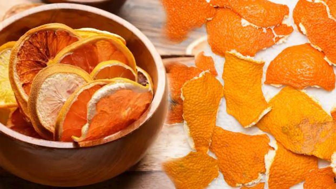 Asıl vitamini kabuğunda: Mandalinaların kabuklarını sakın atmayın!