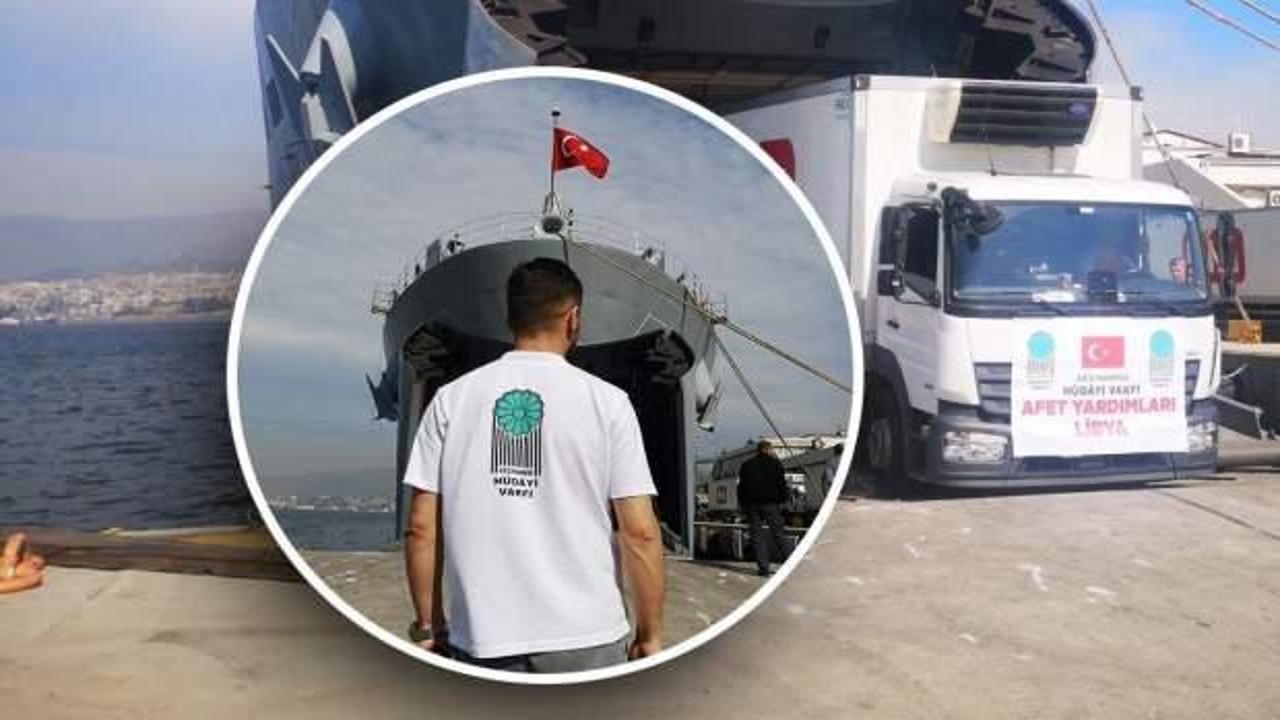 Aziz Mahmud Hüdayi Vakfı Libya’da yaraları sarmaya çalışıyor