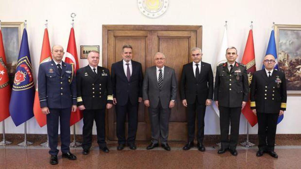 Bakan Güler, Yunan heyetini kabul etti