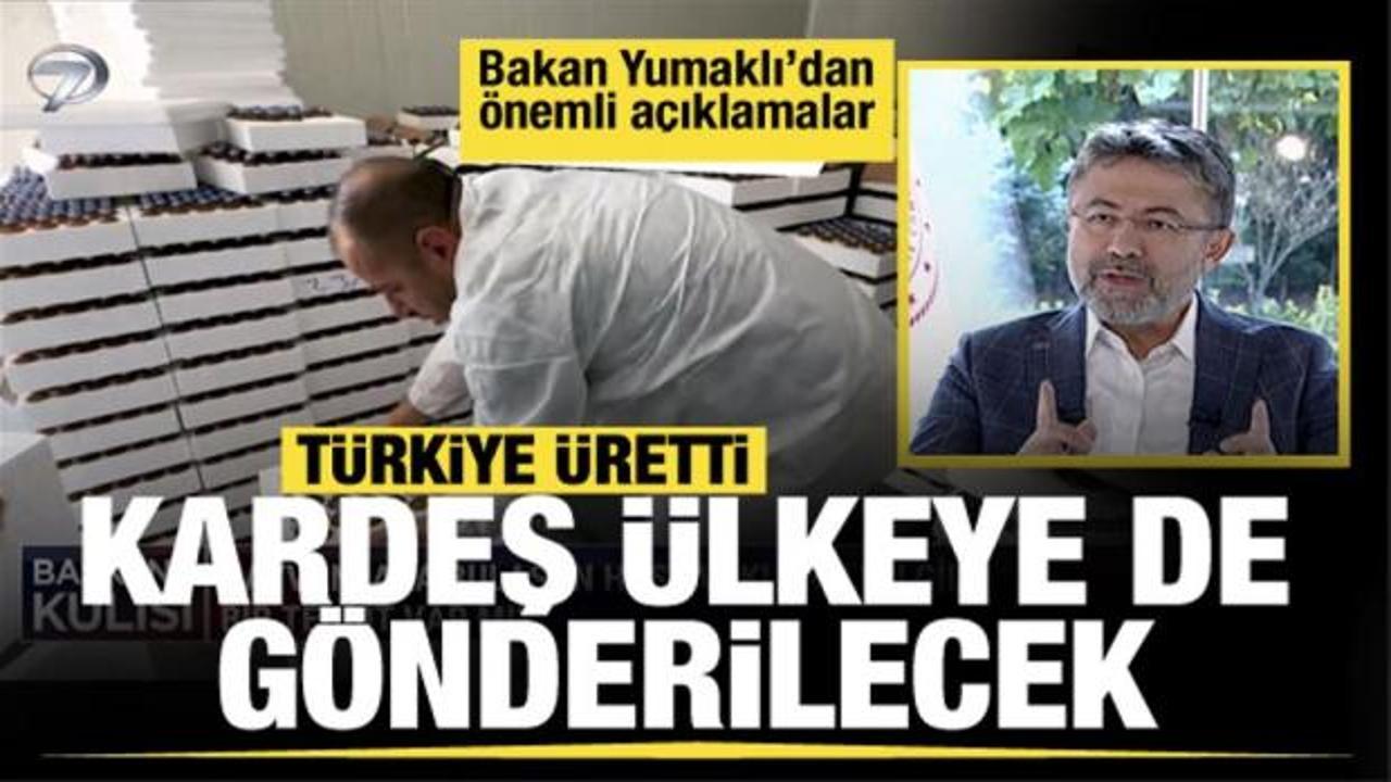 Bakan Yumaklı duyurdu: Türkiye’de üretilen 7 milyon doz aşı Azerbaycan’a gönderilecek
