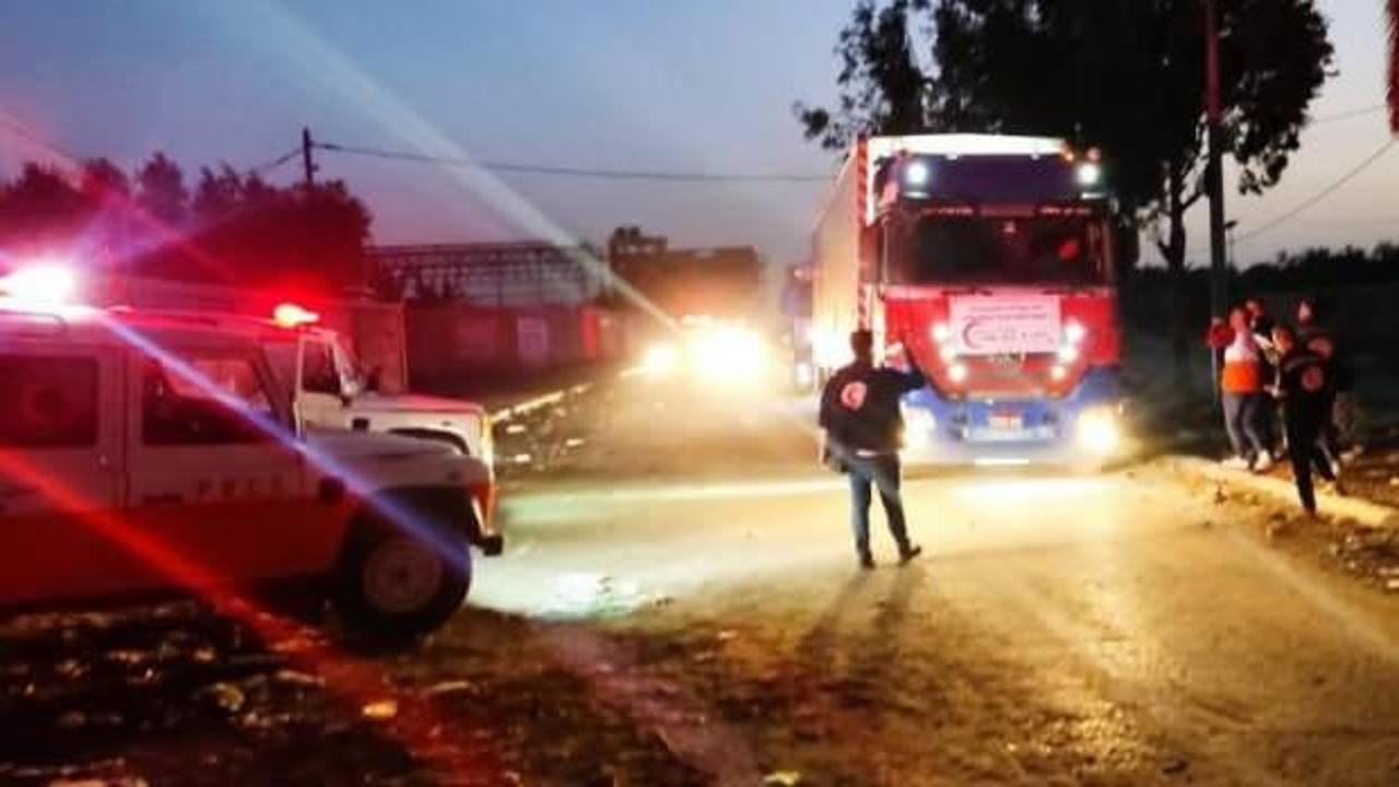 Gazze’nin kuzeyine 100 yardım tırı ulaştı