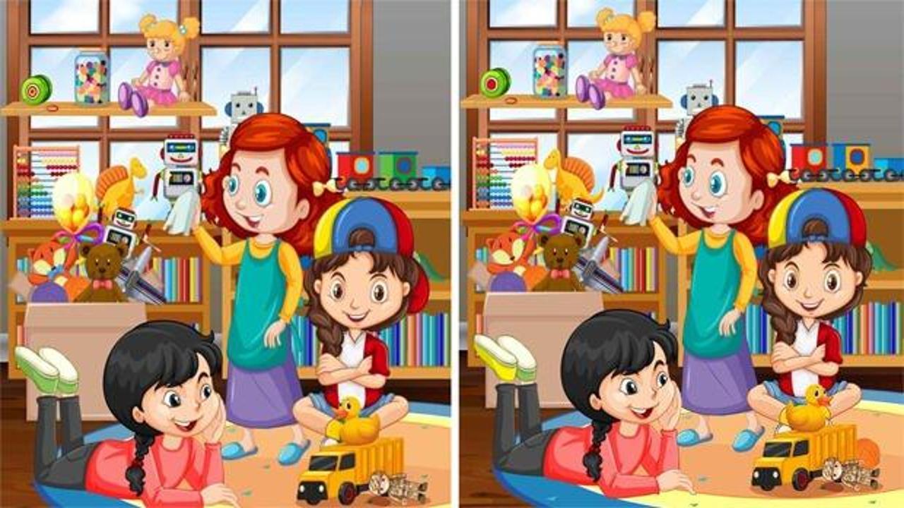 İki resim arasındaki 12 farkı 40 saniye içerisinde bulabilir misiniz?