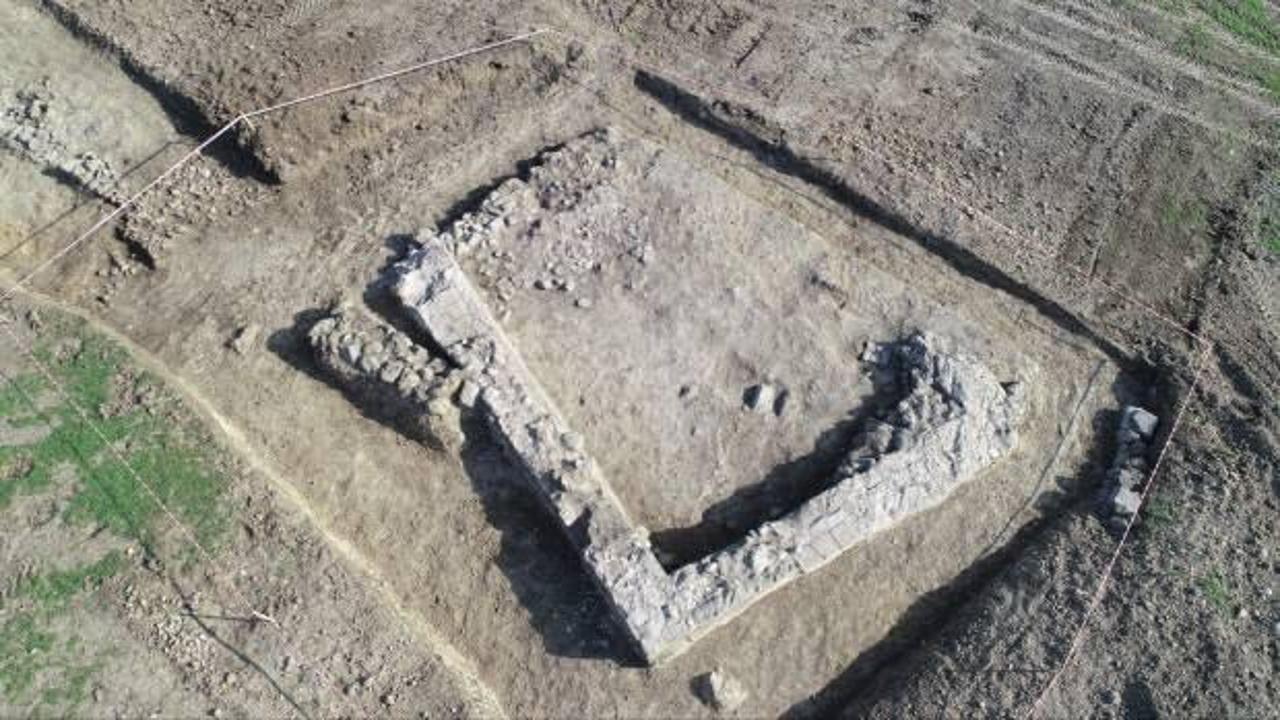 İnşaat kazısında Roma döneminden kalan yerleşke bulundu