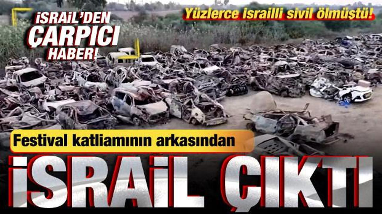 İsrail’den çarpıcı haber! Festival katliamının arkasından İsrail çıktı!