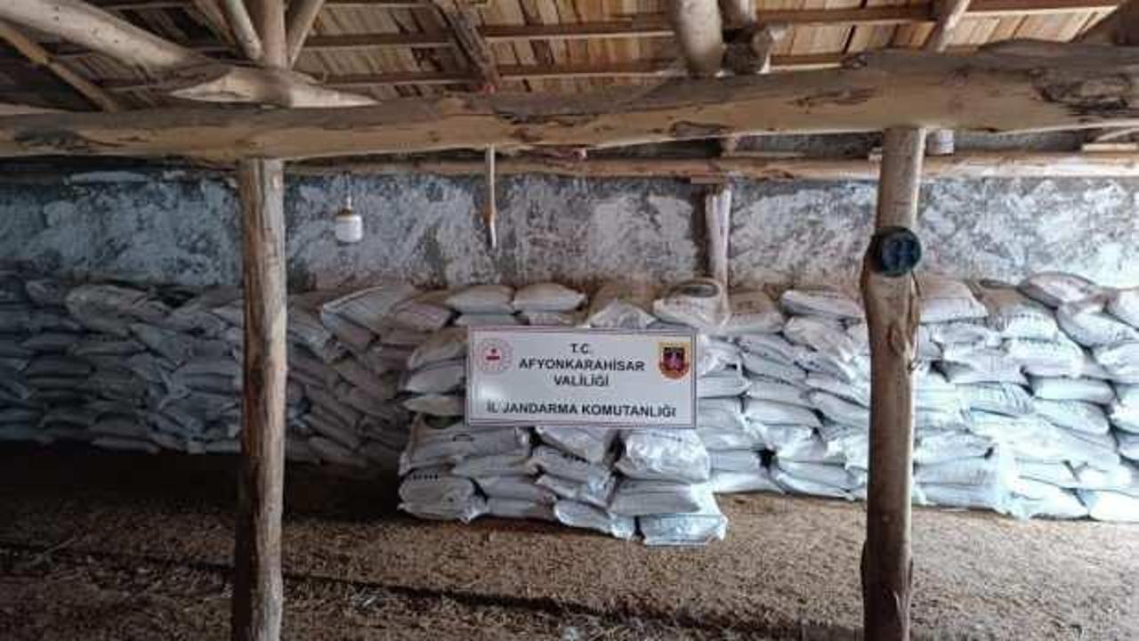 Jandarma sahte barkotlu 27 ton gübre ele geçirdi