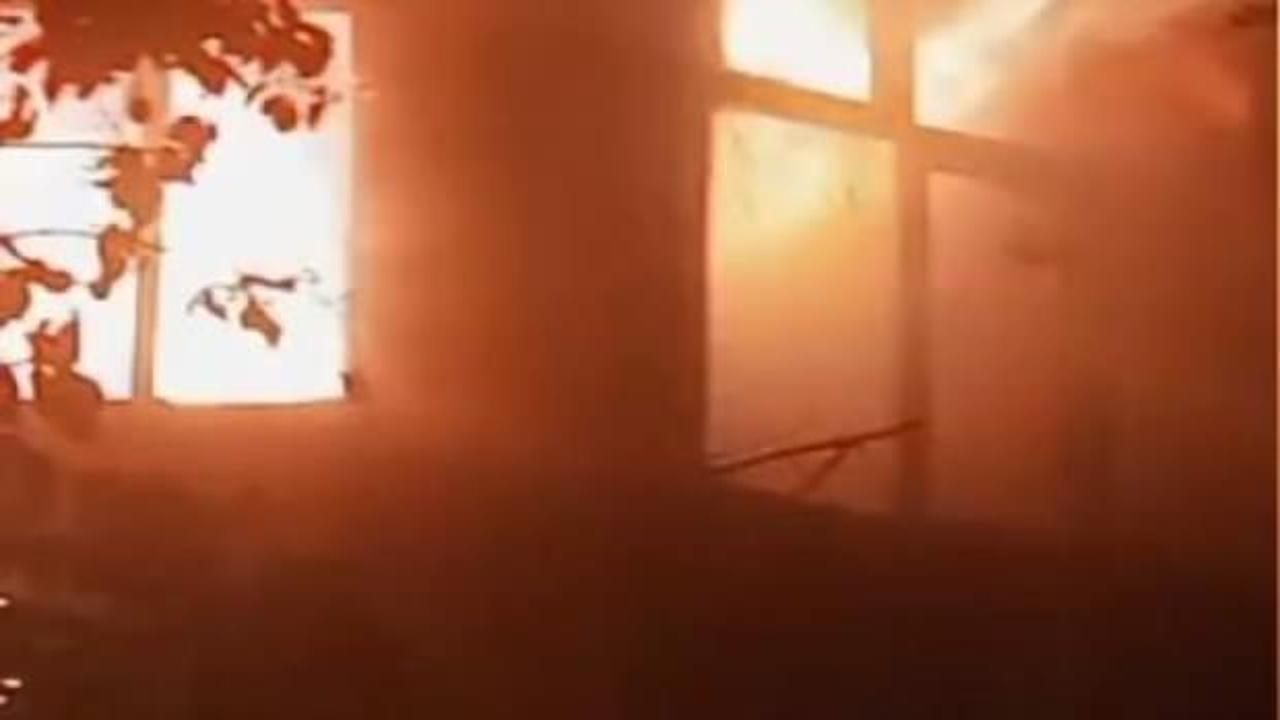 Kahramanmaraş’ta ahşap evde yangın