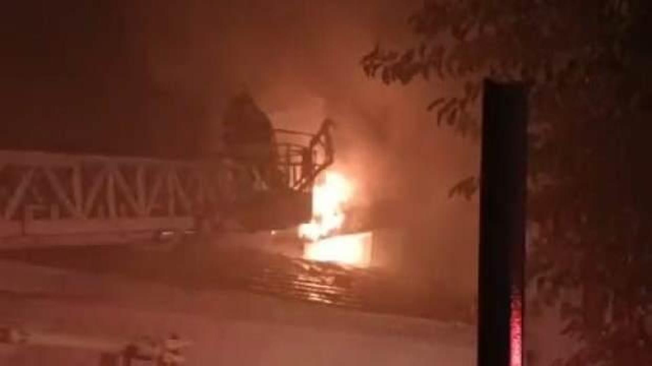 Muğla’da yıldırım düşen evde yangın çıktı