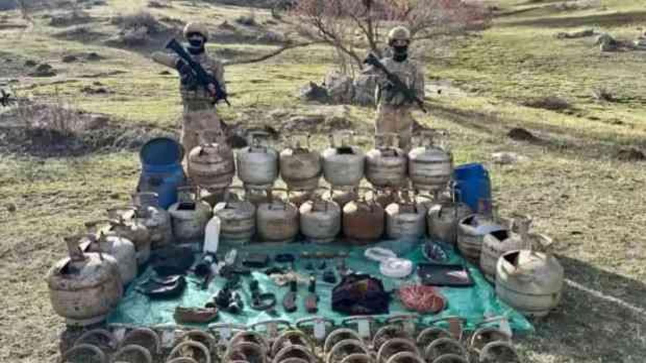 PKK’ya ait 3 sığınak imha edildi