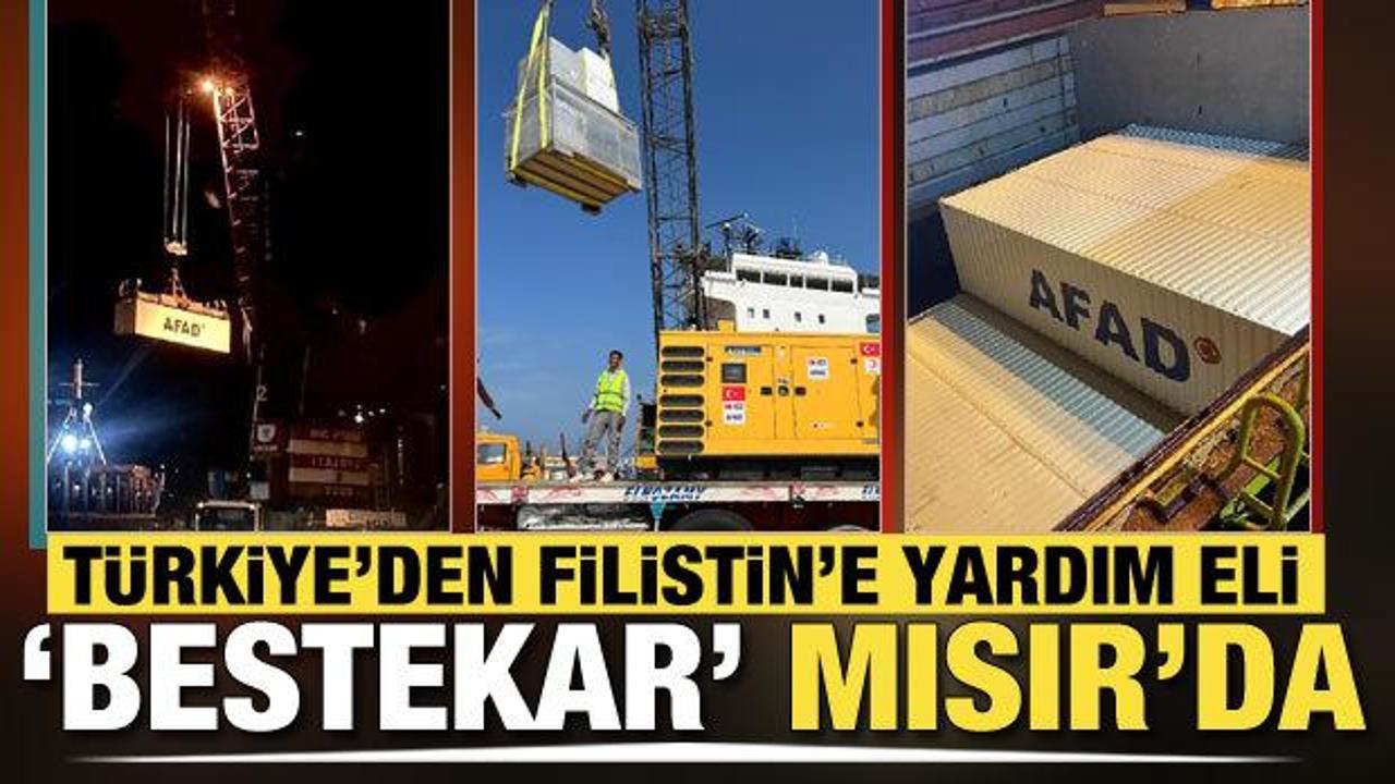 Türkiye’den Filistin’e yardım! ‘Bestekar’ gemisi Mısır’a ulaştı