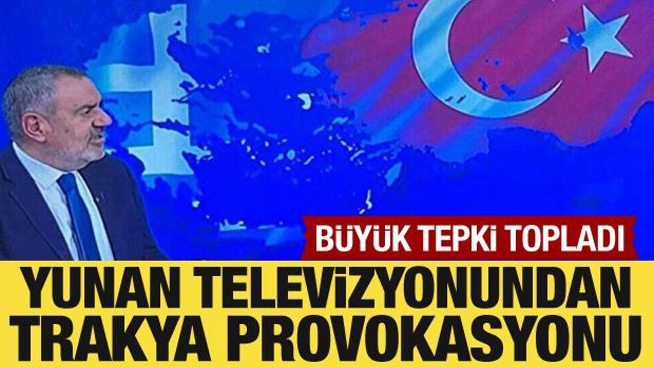 Yunanistan Devlet Televizyonu ERT’den harita provokasyonu
