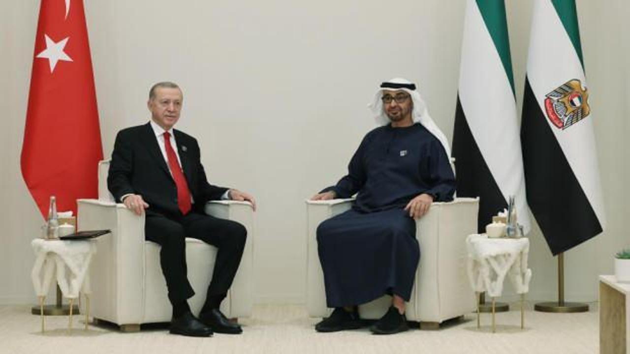 Başkan Erdoğan, BAE Devlet Başkanı Al Nahyan ile görüştü