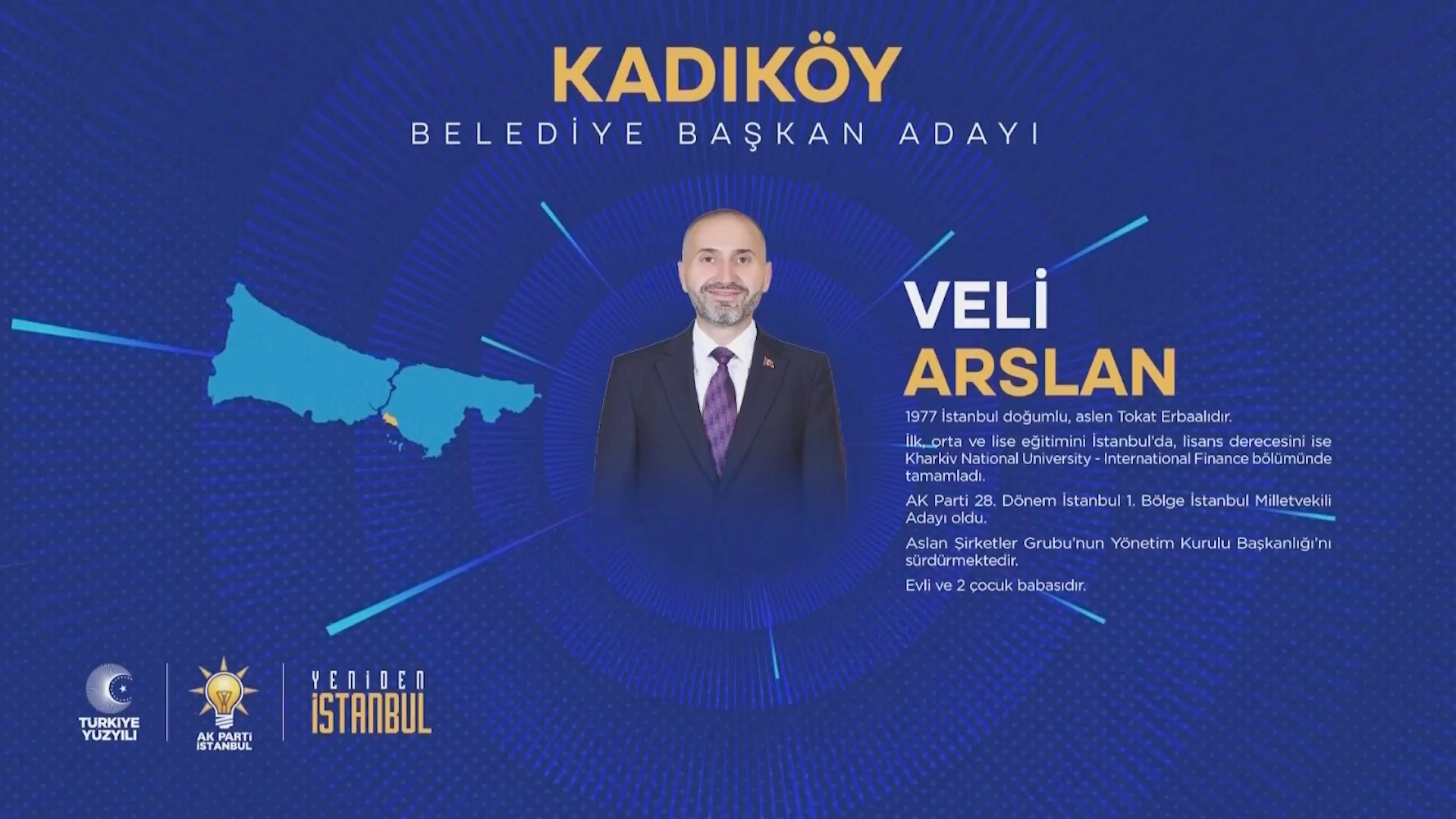 Ak Parti Kadıköy Belediye Başkan Adayı Veli Arslan Projelerini Açıklıyor