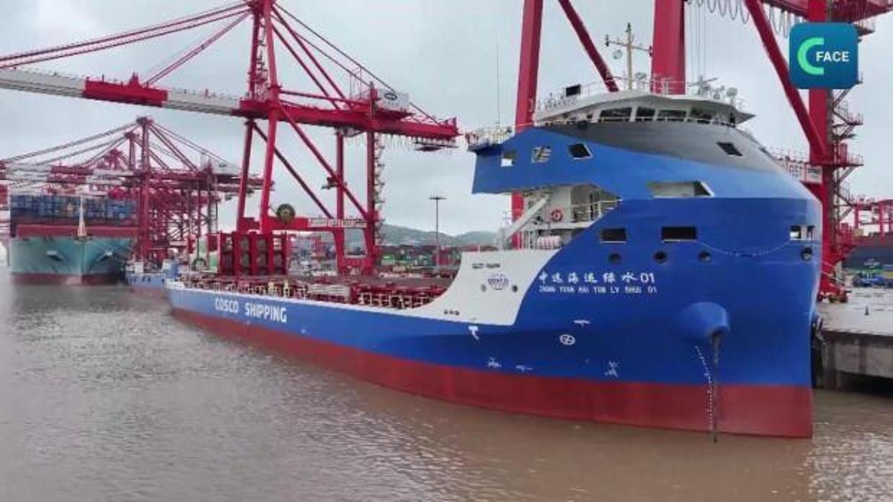 10 basketbol sahası büyüklüğünde! Dünyanın en büyük elektrikli kargo gemisi yola çıktı…