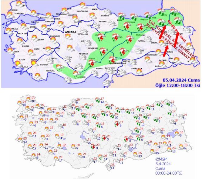 Sağanak geliyor! Meteoroloji'den son dakika uyarısı